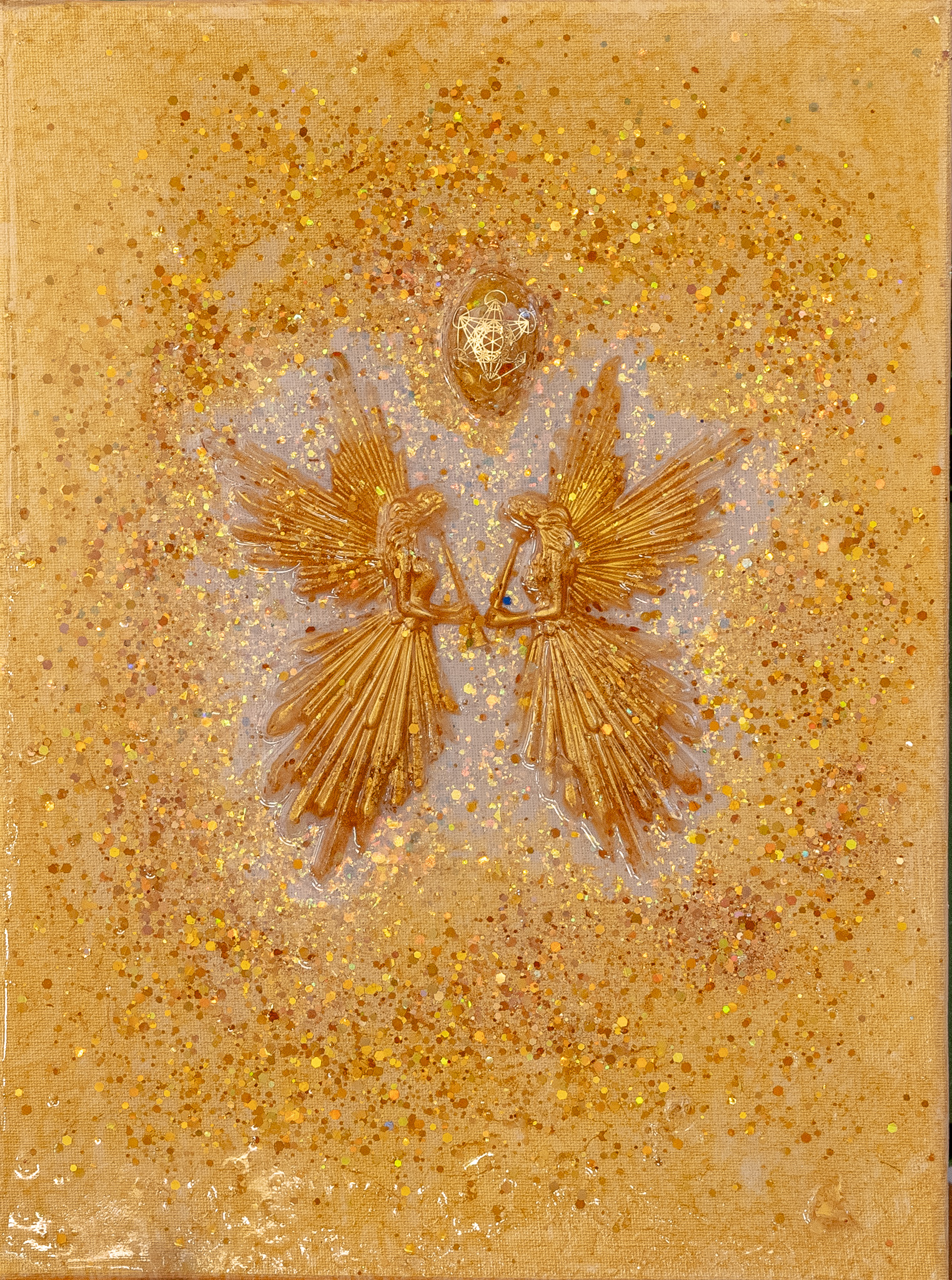 Metatron's Guidance - Angel Painting